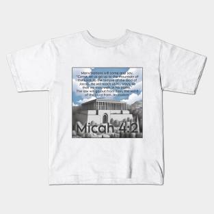 Micah 4:2 Kids T-Shirt